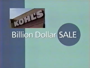 Kohl's Billion Dollar Sale commercial (1999, 1).