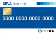 Ficher credit card design.