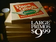 Papa Ginos Primo Pizzas TVC 1994 2