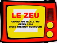 Le Zeu - Grand Jeu TéléZ/M9 contest commercial (1998).