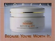 L'Oréal Plentiude Revitalift commercial (1998).