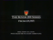 Rover 200 Series commercial (1992).