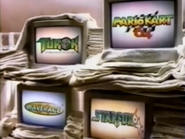 Turok: Dinosaur Hunter/Wave Race 64/Mario Kart 64/Star Fox 64 for Nintendo 64 commercial (1998).