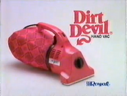 Dirt Devil Hand Vac URA TVC 1991