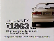 Mazda 626 DX URA TVC 1994 3