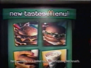 McDonald's New Tastes Menu commercial (2001, 4).