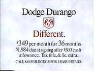 Dodge Durango commercial (2000).