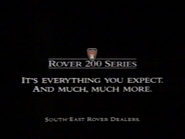 Rover 200 commercial (1992).