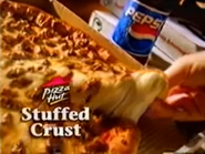 Television commercial (Stuffed Crust Pizza, 2002, 1).