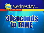 Network promo (30 Seconds to Fame, 2002, 1).