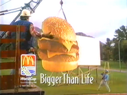 Television commercial (Double Quarter Pounder, 1994, 1).