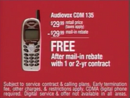 Verizon Wireless Audiovox CDM giveaway commercial (2001, 1).