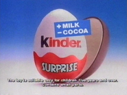 Kinder Surprise commercial (1996).