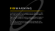 Federal Investigation Department warning (DVD, 1998).