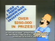 Build A Perfect Cheeseburger contest TVC - 3-25-1987 - 1