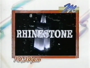 Network slide (Rhinestone, 1988).