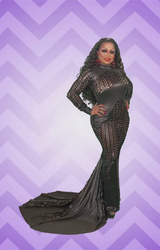 Leather and Lace Look