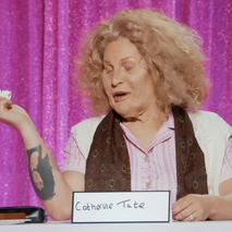 Snatch Game Look 2 – Catherine Tate (as Joanie Taylor)