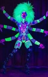 Unaired Neon Haunted House Look (Blacklight Reveal)