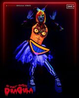 Neon Haunted House Blacklight Look