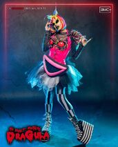 Neon Haunted House Look