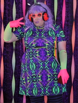 Blackpaint Glow Party Look