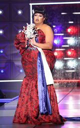 Red, White & Blue Bridal Couture Look