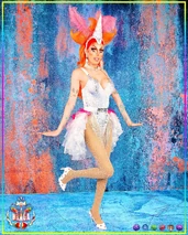 Look de 'Pokemonas Mamonas' – Goldeen