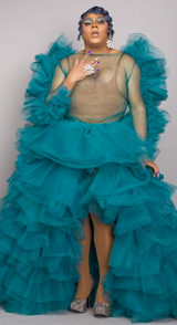 Look de 'Eleganza Extravaganza'