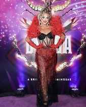 Look de la alfombra morada