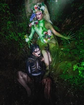 Look no emitido de 'Opposites Attract' — con Flor