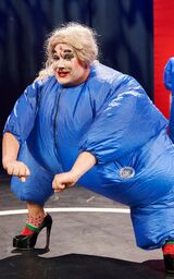 Look de luchadora de sumo