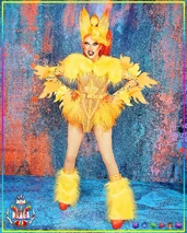 Look de "Pokemonas Mamonas" – Flareon