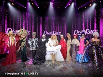 Crowned Natalia with the Cast of Drag Race Thailand Season 1