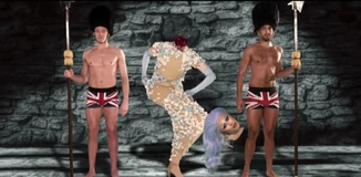 Sesión de fotos de la decapitación de Ana Bolena