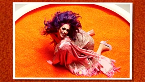 Sesión de fotos en un recipiente de Tic-Tacs