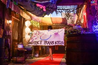 Protest Fashion in Swimsuits Look (Cape)