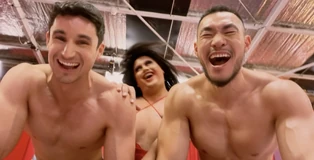 Sesión de fotos en el tocador