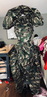 Unaired Camo Couture Look