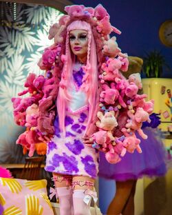 RuPaul's Drag Race star Scaredy Kat protests with Extinction Rebellion