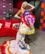 Look de la view party de la final