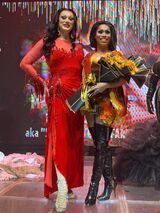 Maria Cristina during the live finale crowning