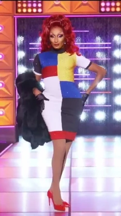AngeriaParisVanMichealsDragImitatesArtLook