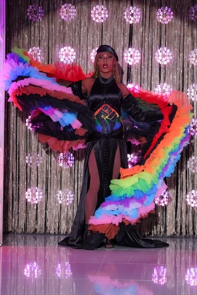 HollywouldStarRainbowLook