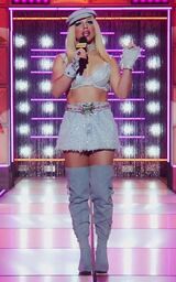 MTV Spring Break Talent Show Host Look