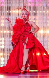 Red Passion Week Look