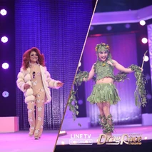 Look de 'Baby and Silver Foxy'