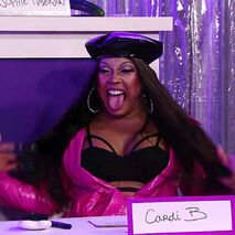 Snatch Game Look – Cardi B