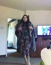 Unaired Faux Fur Realness Look