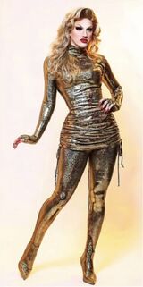 Unaired Two Queens, One Song Look - Glitter Gold[2]